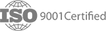 ISO 9001 certification logo, a globally recognized standard that helps organizations establish and maintain a quality management system